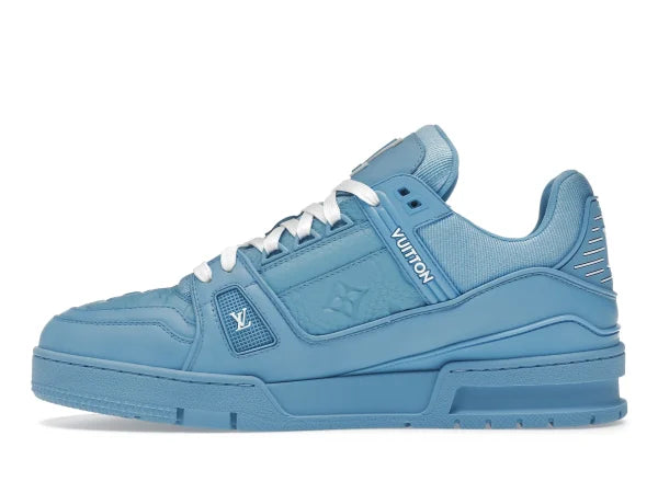 LV TRAINER BLUE EMBOSSED MONOGRAM