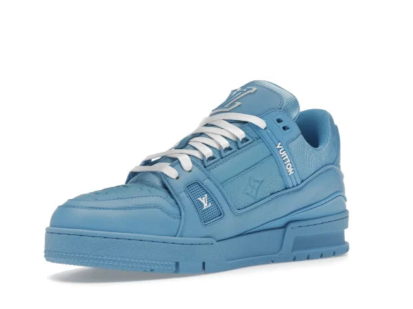 LV TRAINER BLUE EMBOSSED MONOGRAM