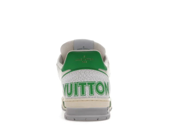 LV TRAINER STRIPE WHITE GREEN