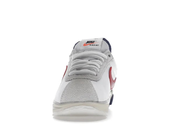 NIKEE ZOOM CORTEZ SP SACAI WHITE UNIVERSITY RED BLUE