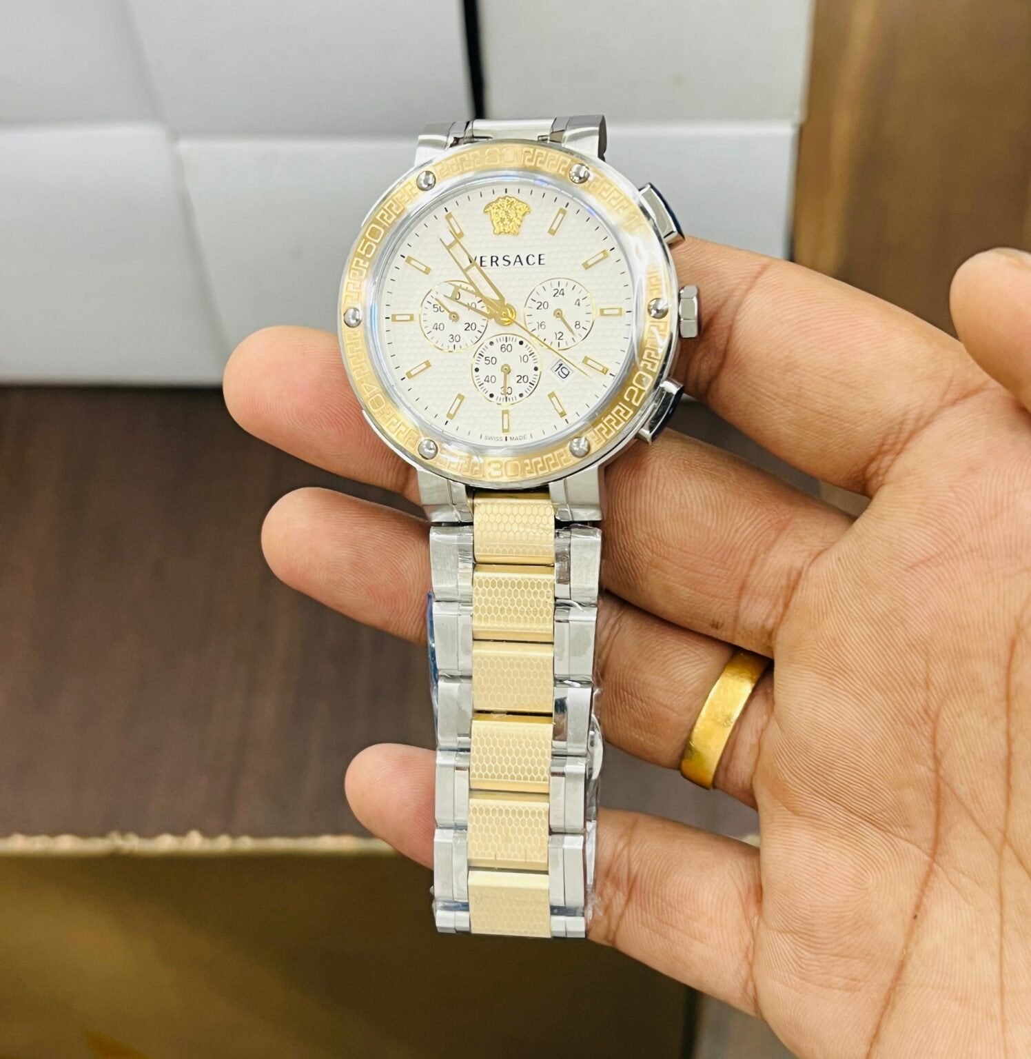 Versace Greca Dome Chrono