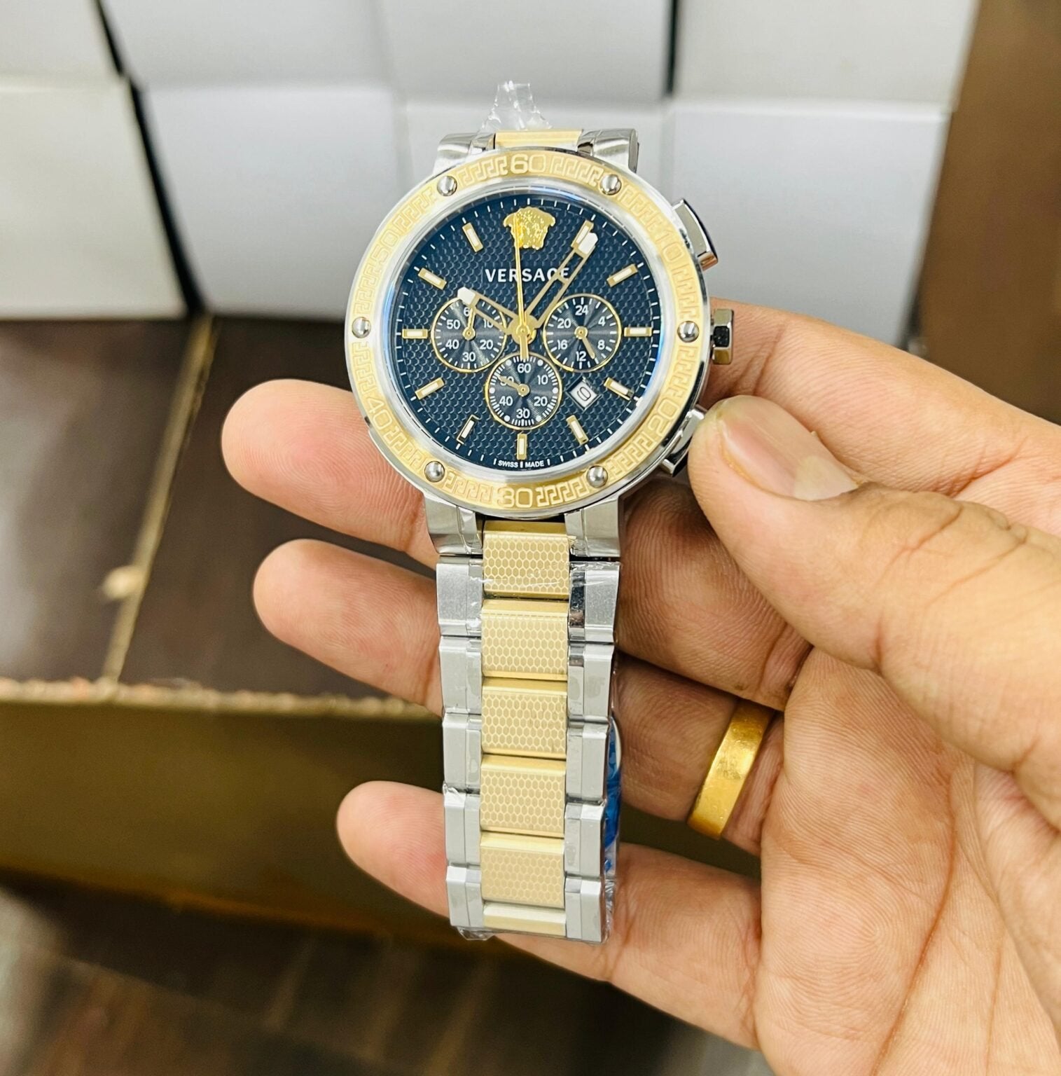 Versace Greca Dome Chrono