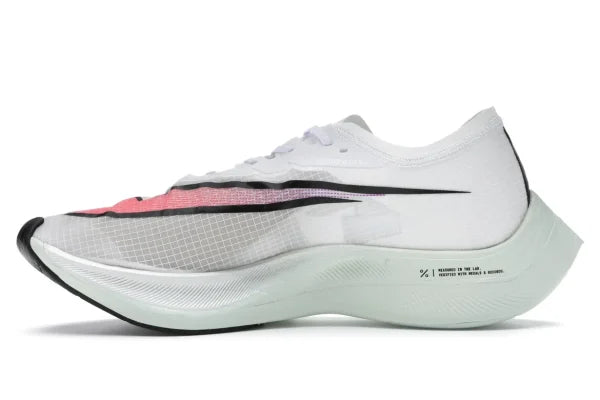 ZOOMX VAPORFLY NEXT% WHITE HYPER JADE FLASH CRIMSON