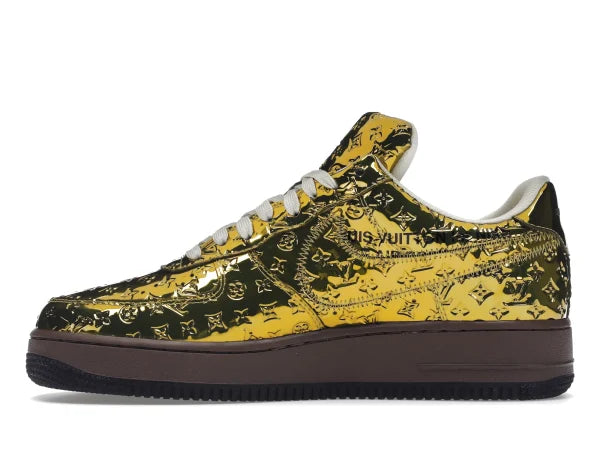 AF 1 LOUIS VUITTON OFF-WHITE METALLIC GOLD