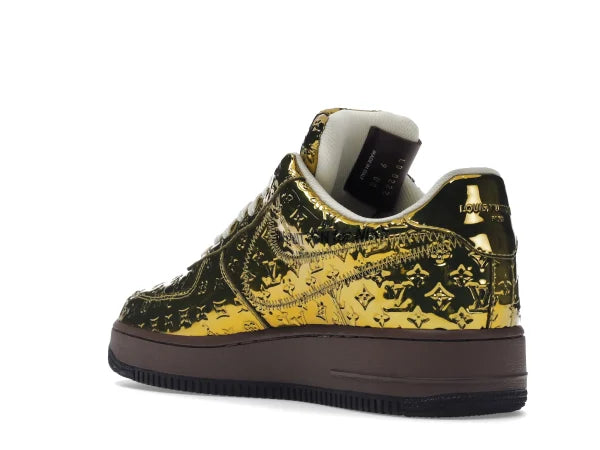 AF 1 LOUIS VUITTON OFF-WHITE METALLIC GOLD