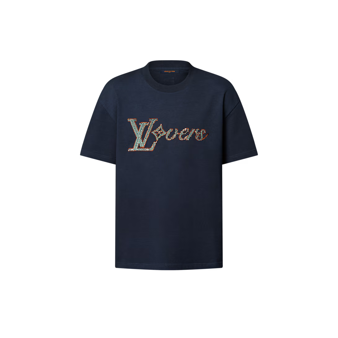 LV Vers Embellished Short-Sleeved T-Shirt
