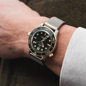 Omega Jeams Bond green