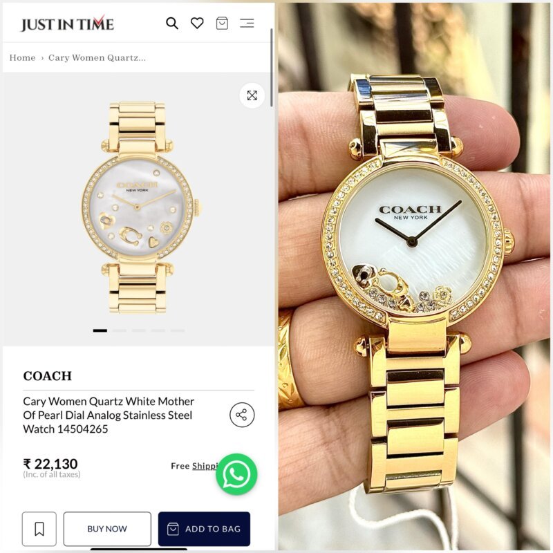 COACH CARY QUARTZ UA Grade