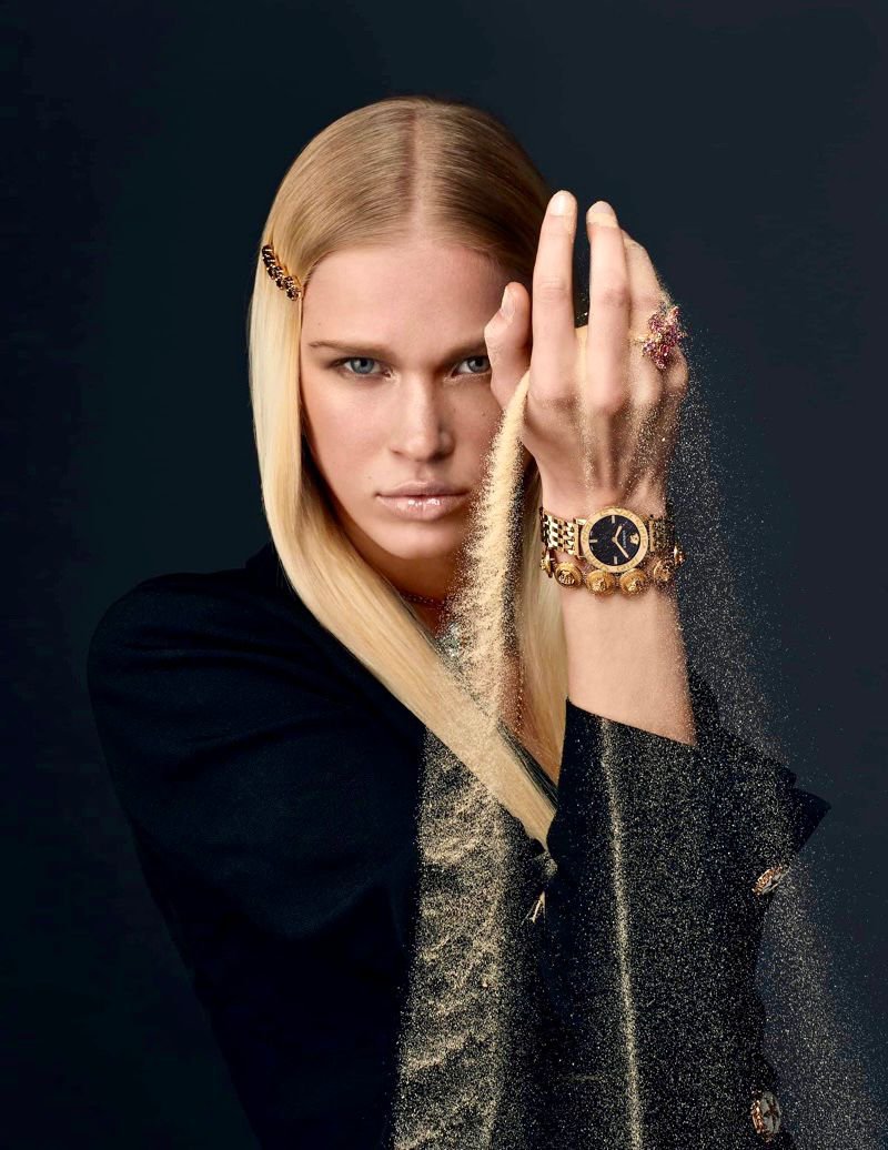 VERSACE VEU300521 GRECA BLACK DIAL