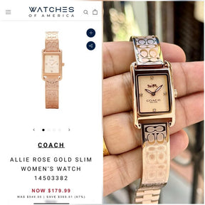 COACH ALLIE SLIM ROSEGOLD UA Grade