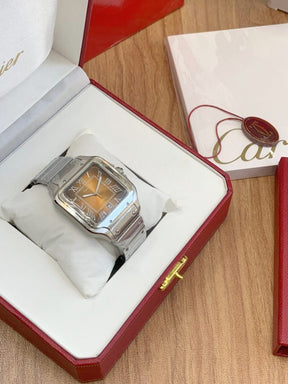 CARTIER DE SANTOSH SUNRAY DIAL AUTOMATIC