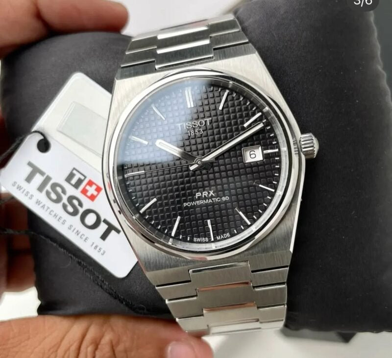 TISSOT PRX AUTOMATIC LIGHT BLUE DIAL