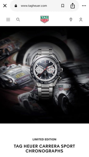 TAG HEUER BLACK DIAL UA Grade