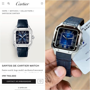 CARTIER DE SANTOSH UA Grade