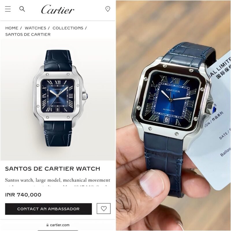 CARTIER DE SANTOSH UA Grade