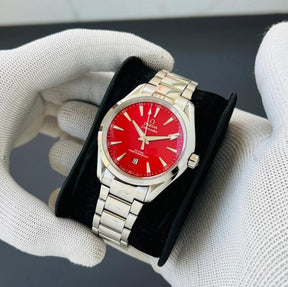 Omega Seamaster Aqua Terra Red Dial