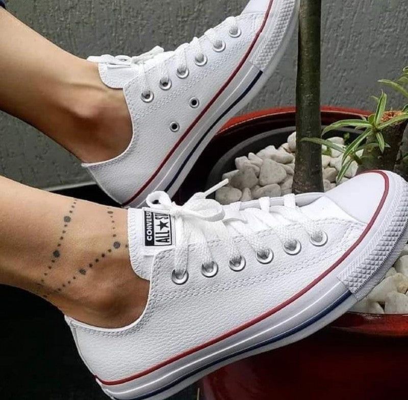 all star white short