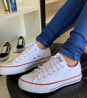 all star white short