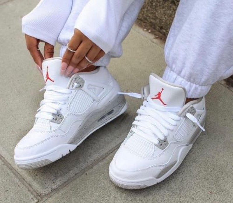 Air jordan retro 4 white oreo fix