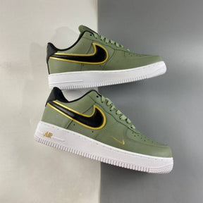 Airforce 1 low 07 olive green gold mini swoosh fix