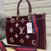 LOUIS VUITTON TOTE  SLING RED Bag (LV 690)