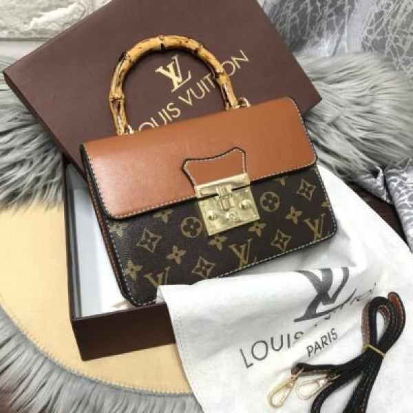 wood brown with box bag (lv 871)