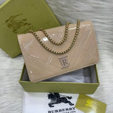 BURBERRY FALP CREM WITH BOX BAG (BB 880)
