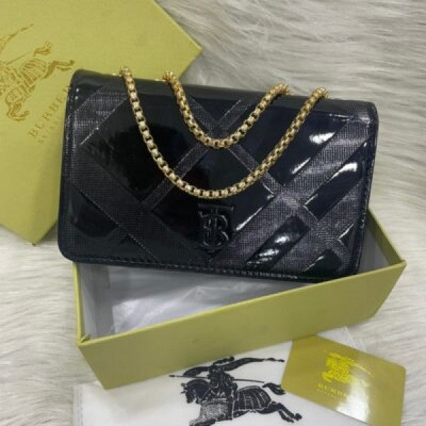 BURBERRY FALP BLACK WITH BOX BAG (BB 882)