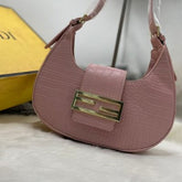 FENDI CROC HALF MOON HAND BAG (FD 948)
