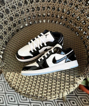 Air jordan 1 low se concord white black