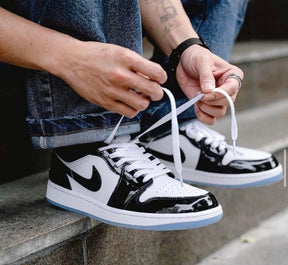 Air jordan 1 low se concord white black