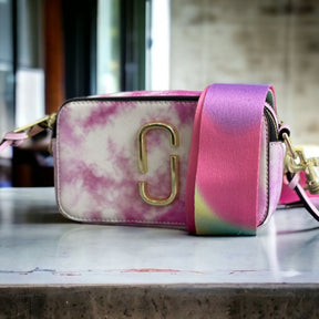 MARC JACOB SNAPSHOT  T PINK WITH BOX BAG (MJ   982)