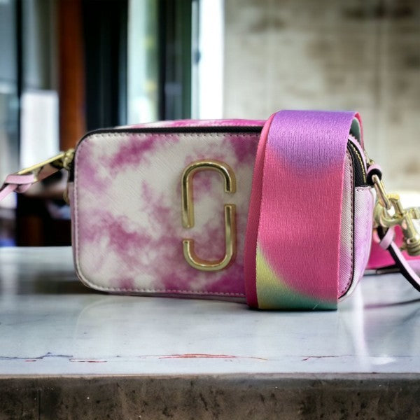 MARC JACOB SNAPSHOT  T PINK WITH BOX BAG (MJ   982)