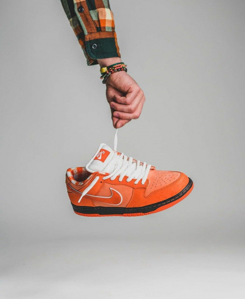 Nikee SB Dunk Low Orange Lobster With Band Fix
