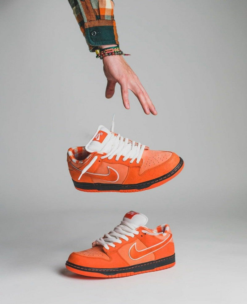 Nikee SB Dunk Low Orange Lobster With Band Fix