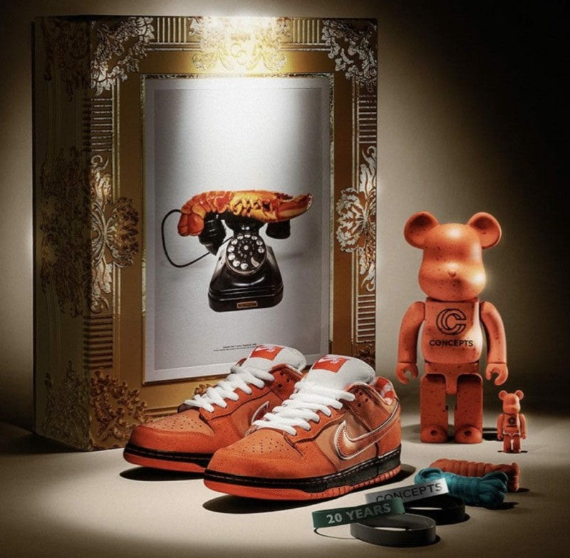 Nikee SB Dunk Low Orange Lobster With Band Fix