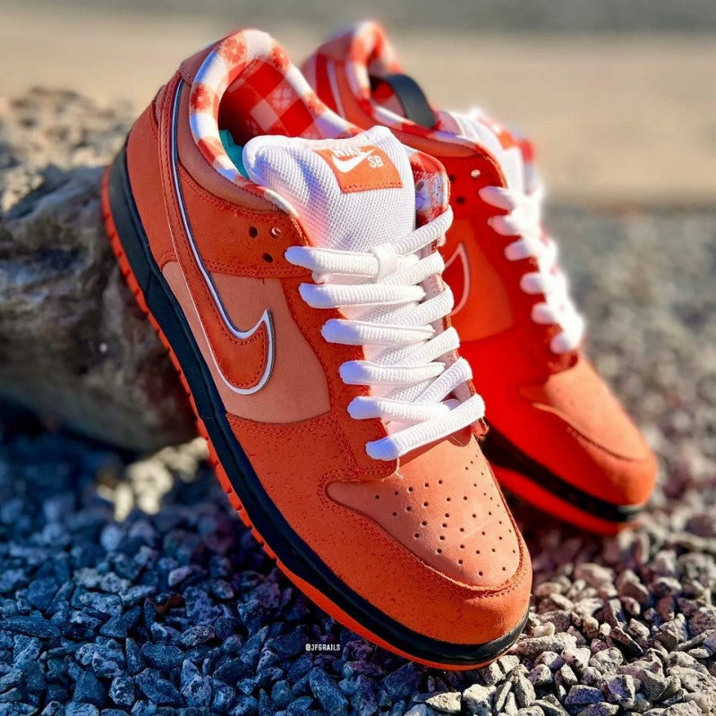 Nikee SB Dunk Low Orange Lobster With Band Fix
