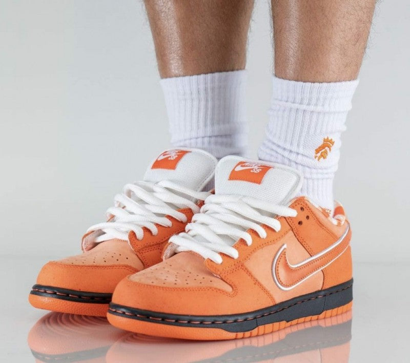 Nikee SB Dunk Low Orange Lobster With Band Fix