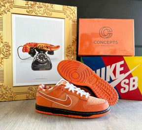 Nikee SB Dunk Low Orange Lobster With Band Fix