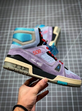 LOUIS VUITTON TRAINER LONG PURPLE Sale