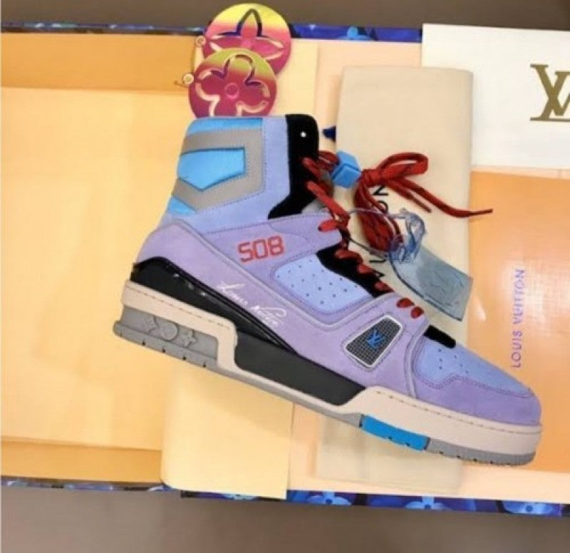 LOUIS VUITTON TRAINER LONG PURPLE Sale