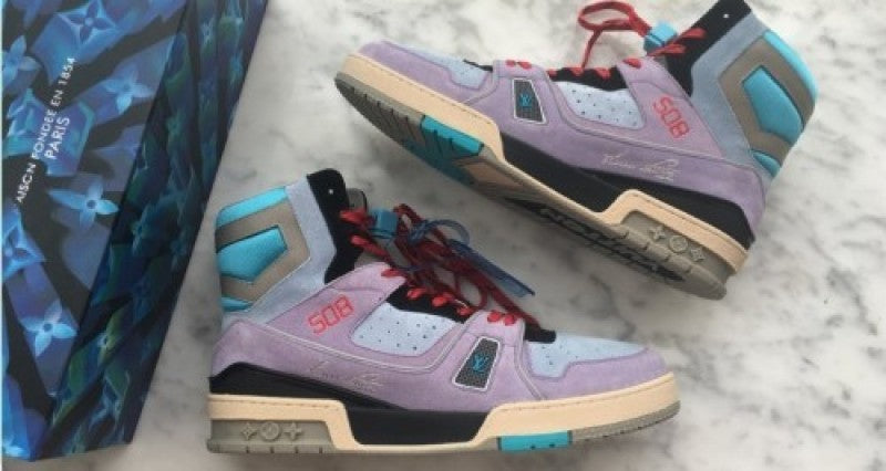 LOUIS VUITTON TRAINER LONG PURPLE Sale