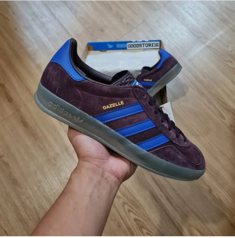 gazelle indoor maroon blue 10 superstar campus tan gum brown