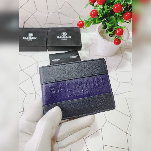 BALMAI N  blue printed premium quality wallet with box