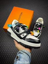 Louis Vuitton Trainer Maxi Black White Sale