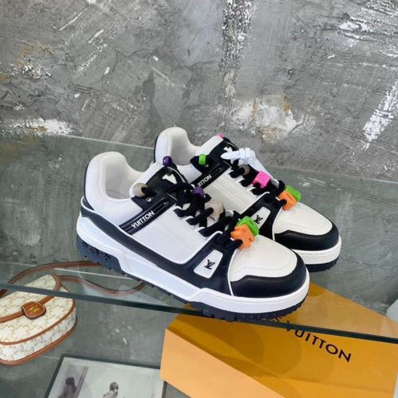 Louis Vuitton Trainer Maxi Black White Sale