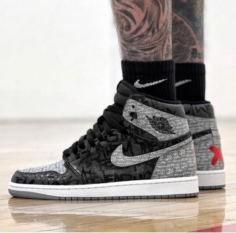 Air Jordan 1 High RebillionAire With OG Box Heavy Quality