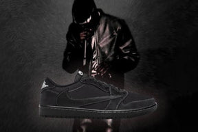Travis Scott x Air Jordan 1 Low OG Black Phantom With Same Full Kit S Show In Image same Packing Semi UA