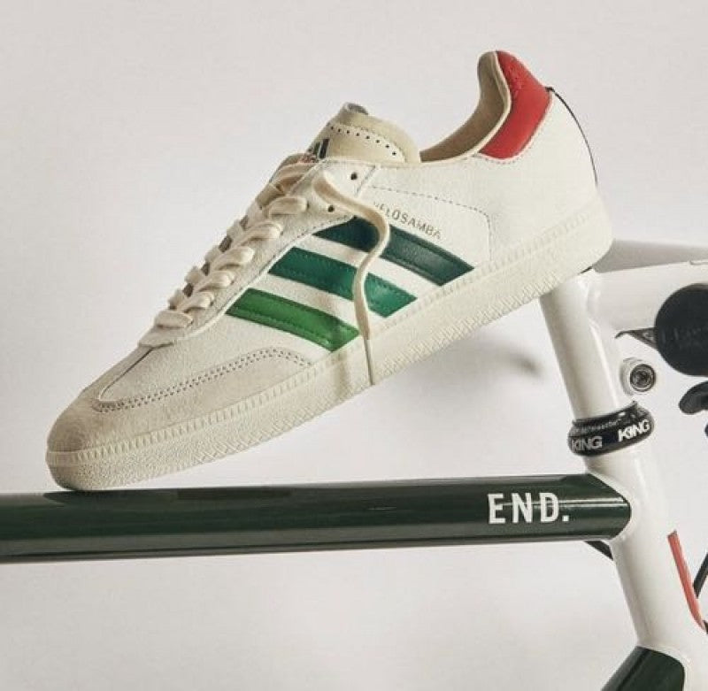 velosamba x end social cyclist green