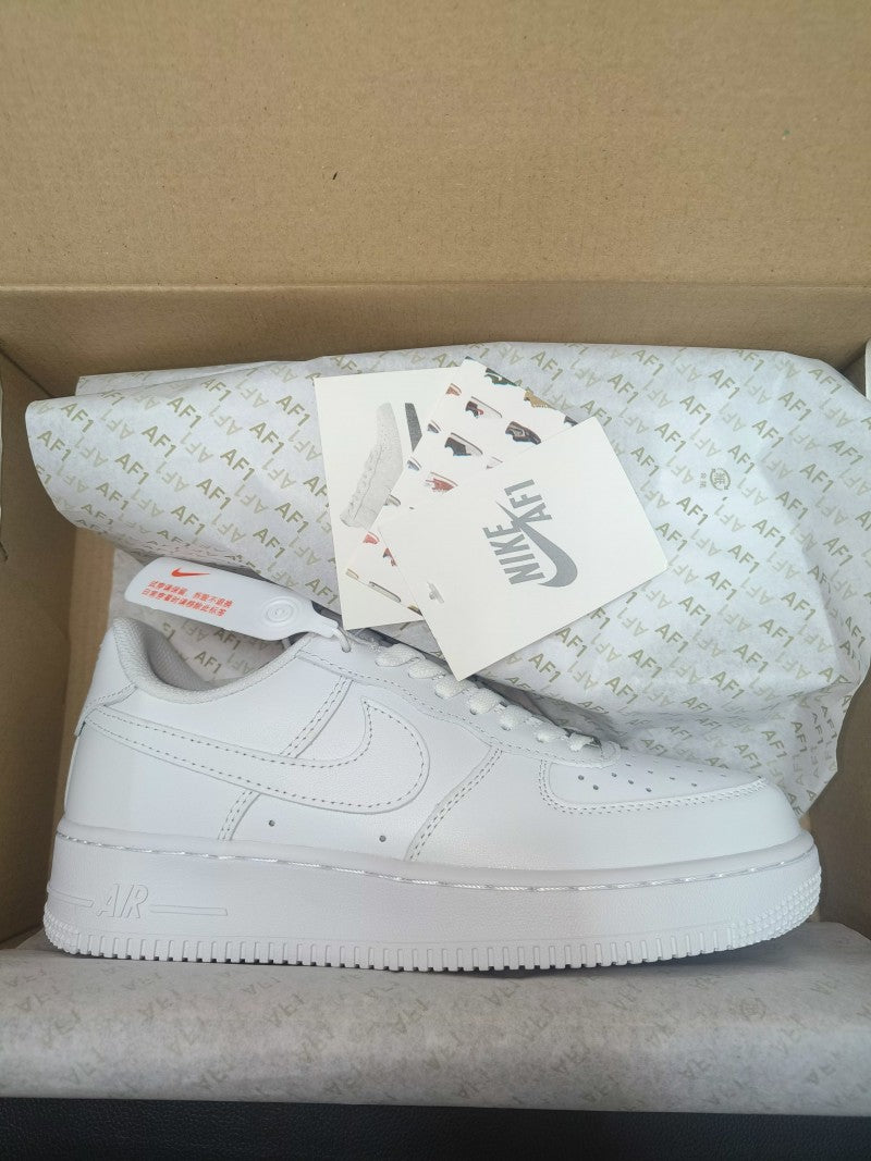 Nikee Airforce 1 white pure leather ua quality